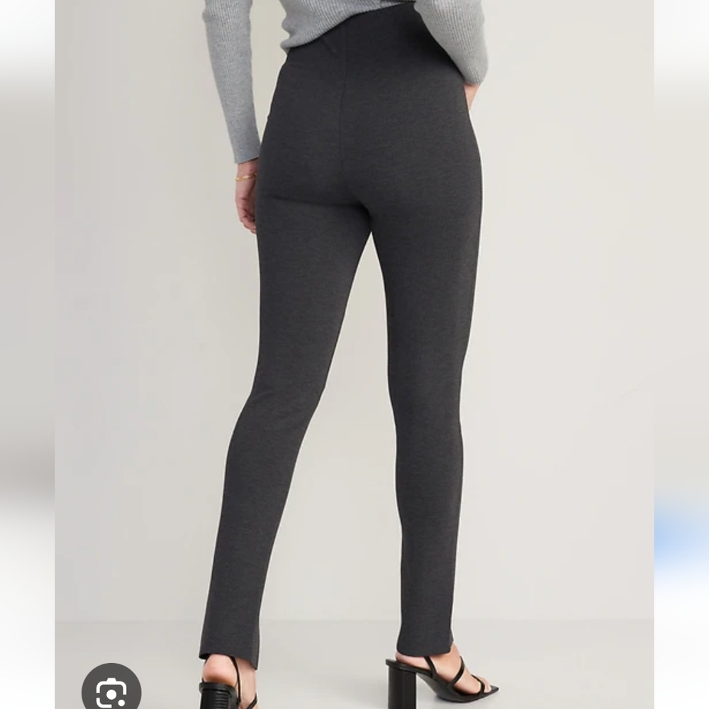 New Old Navy Gray Extra High Rise Ponte Skinny Pants